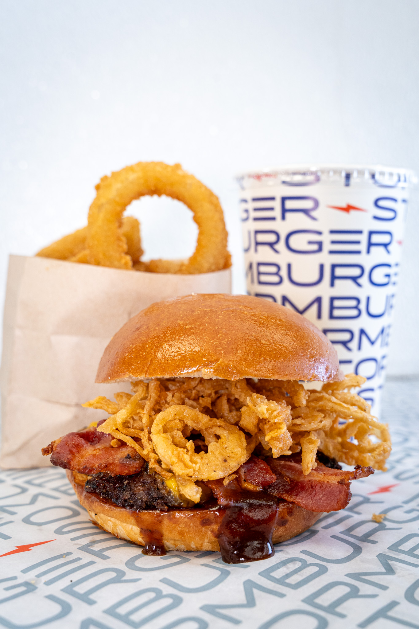 Bacon BBQ Burger Combo