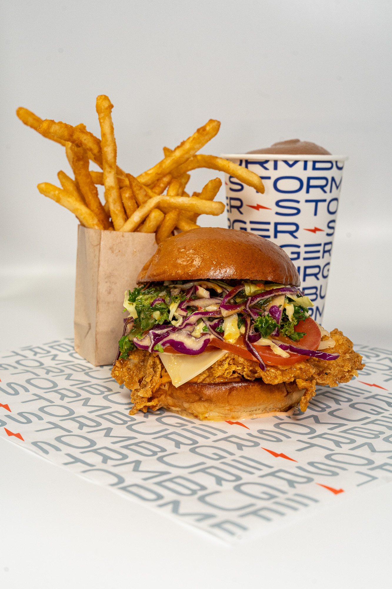 Spicy Deluxe Chicken Sandwich Combo